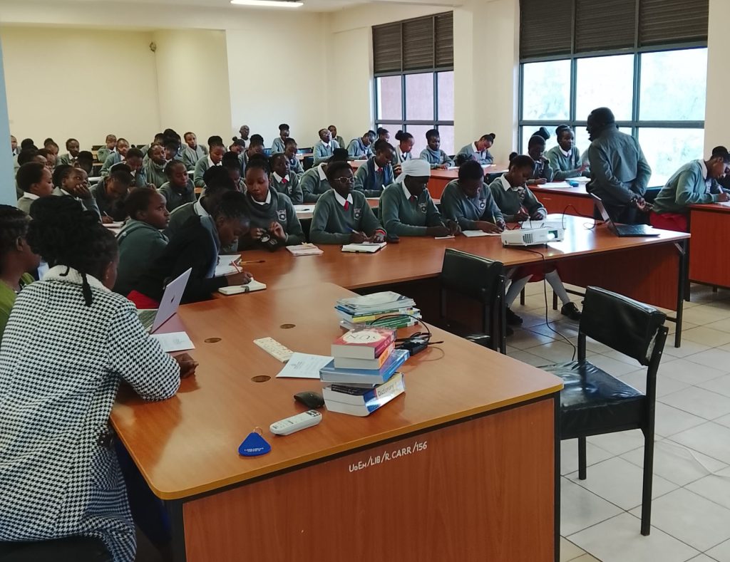Kyeni Girls High School Academic Visit.